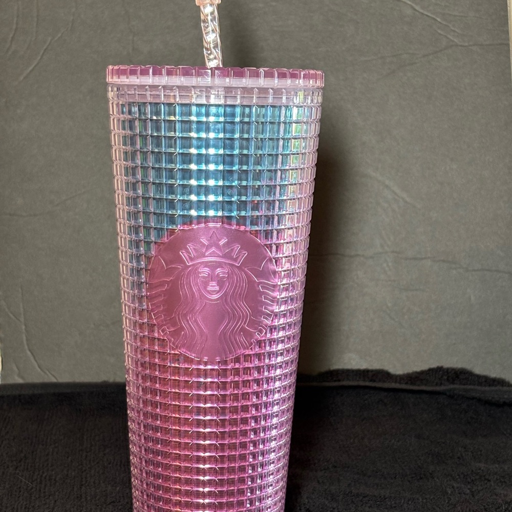 Starbucks Iridescent Pink and Blue Tumbler